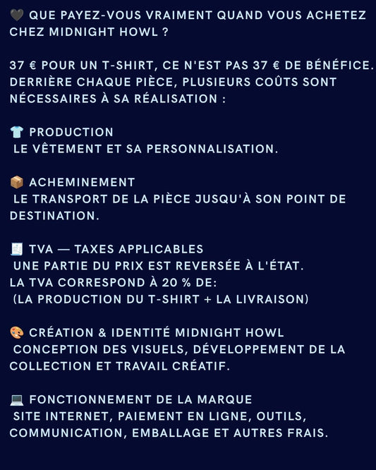 Comment Midnight Howl fixe ses prix ?